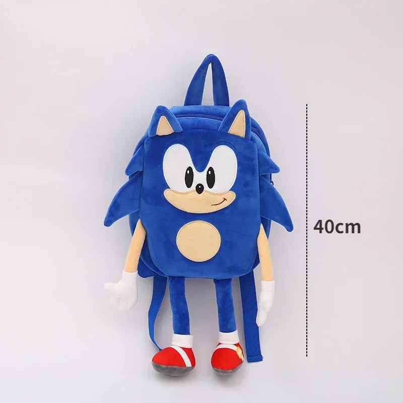 Mochila Infantil de Pelúcia Super Sonic