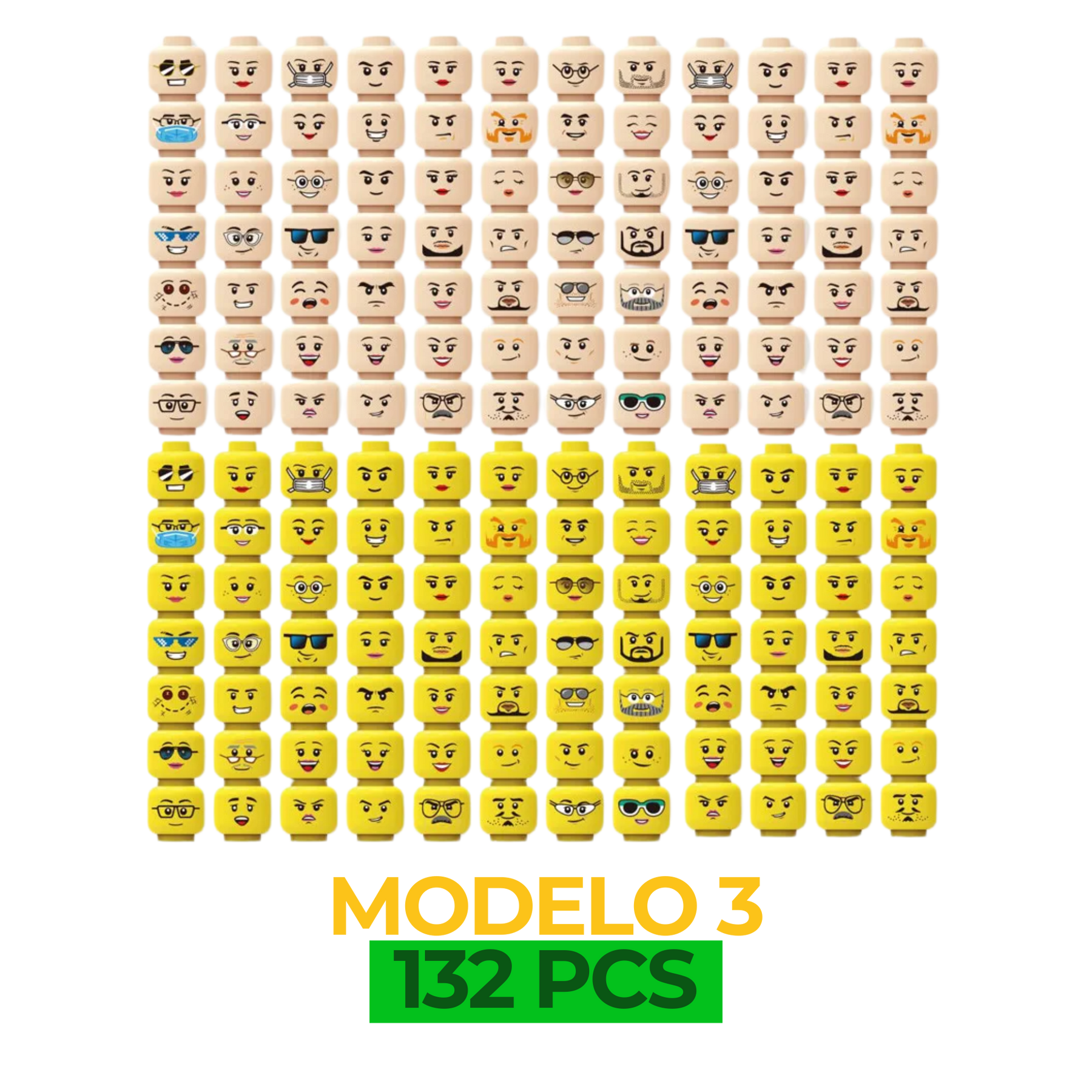 Cabeças para Minifigures - Crie Mundos Cheios de Histórias!