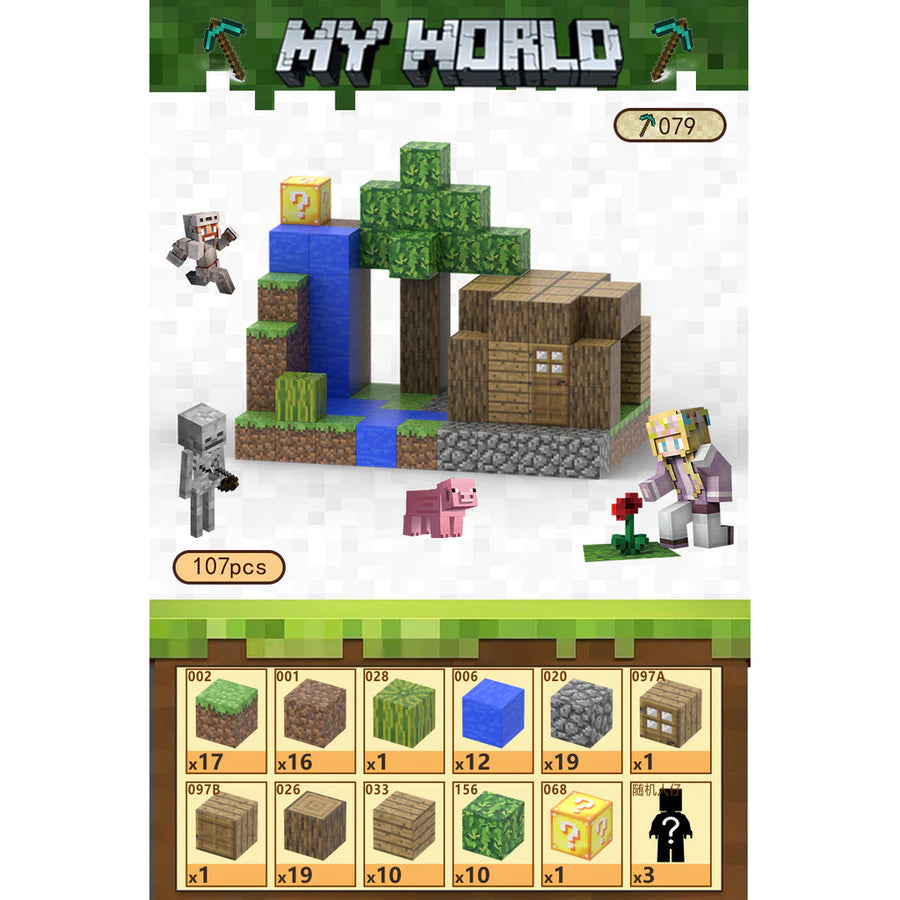 Mega Blocos Magnéticos Minecraft – Monte, Crie e Se Divirta!