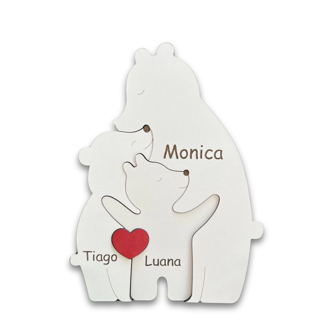 Dia das Mães Família Urso 🐻‍❄️❤️ - Seu Presente Personalizado