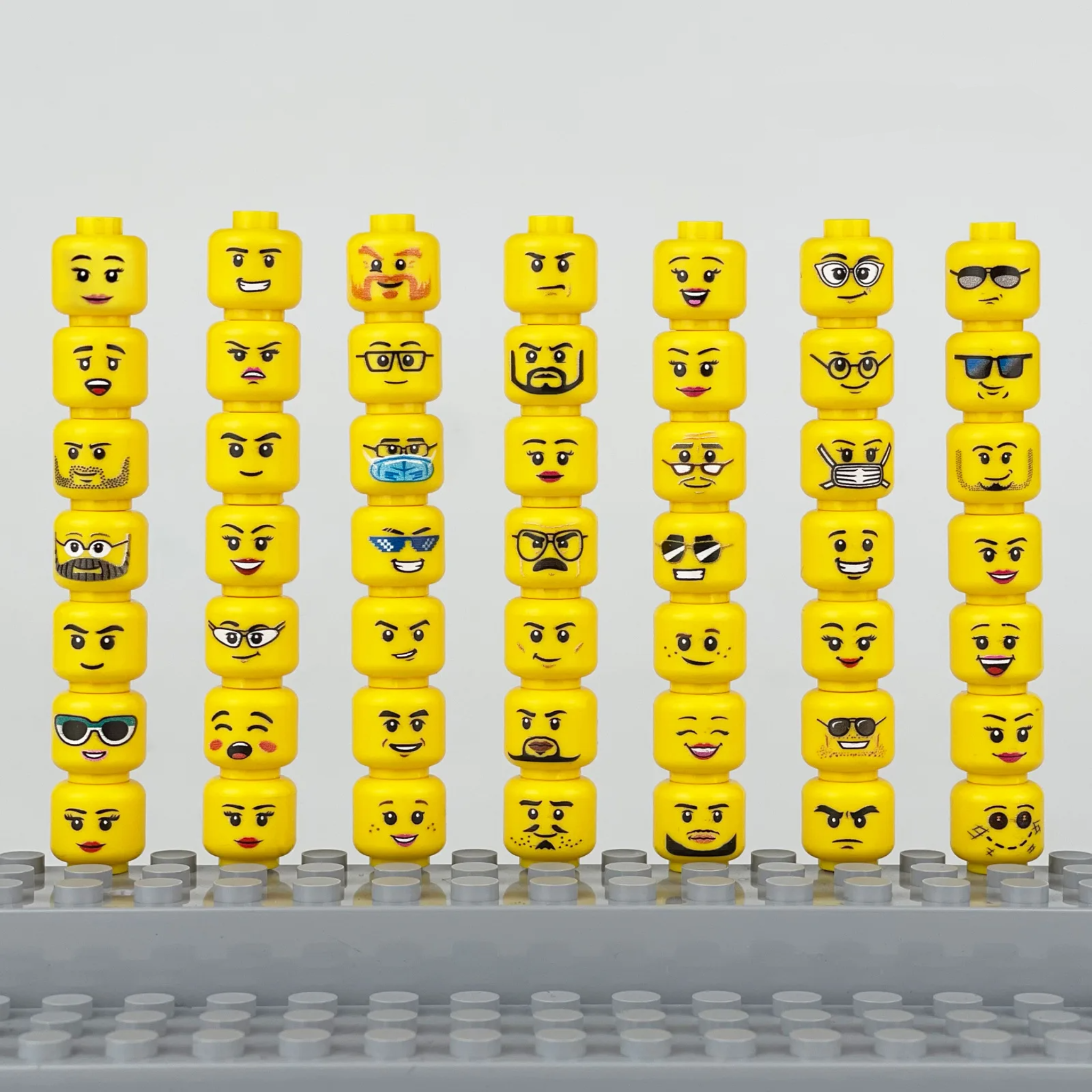 Cabeças para Minifigures - Crie Mundos Cheios de Histórias!