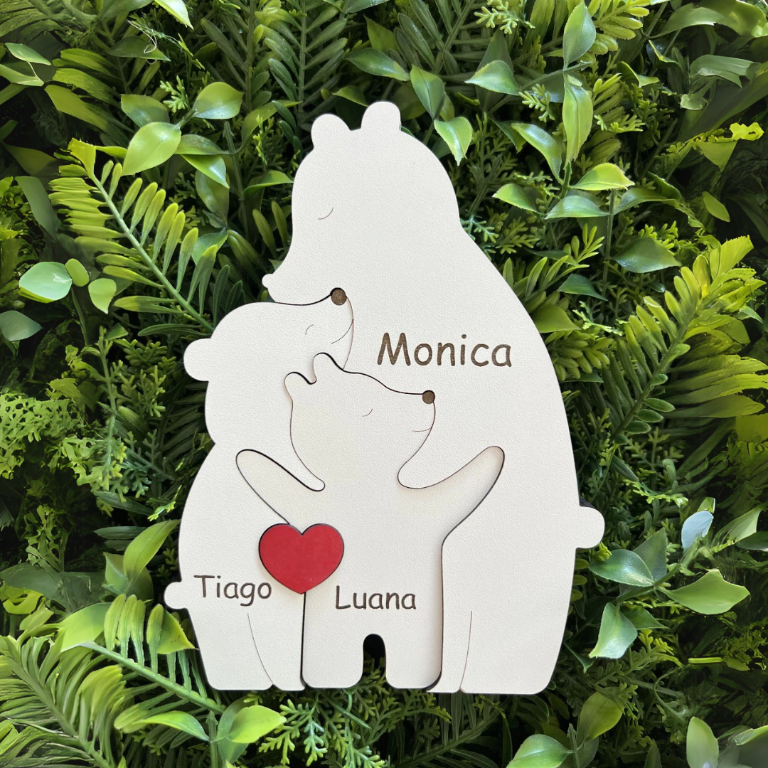 Dia das Mães Família Urso 🐻‍❄️❤️ - Seu Presente Personalizado