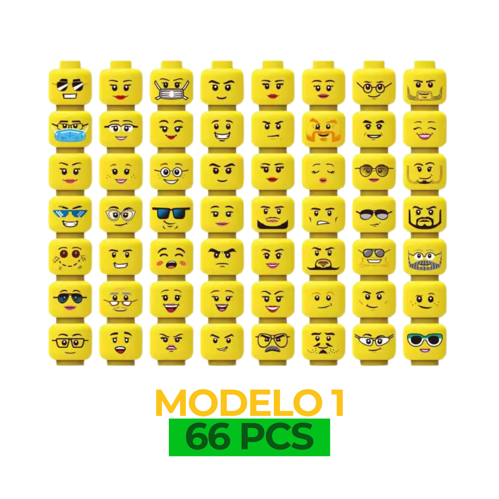 Cabeças para Minifigures - Crie Mundos Cheios de Histórias!