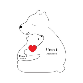 Dia das Mães Família Urso 🐻‍❄️❤️ - Seu Presente Personalizado