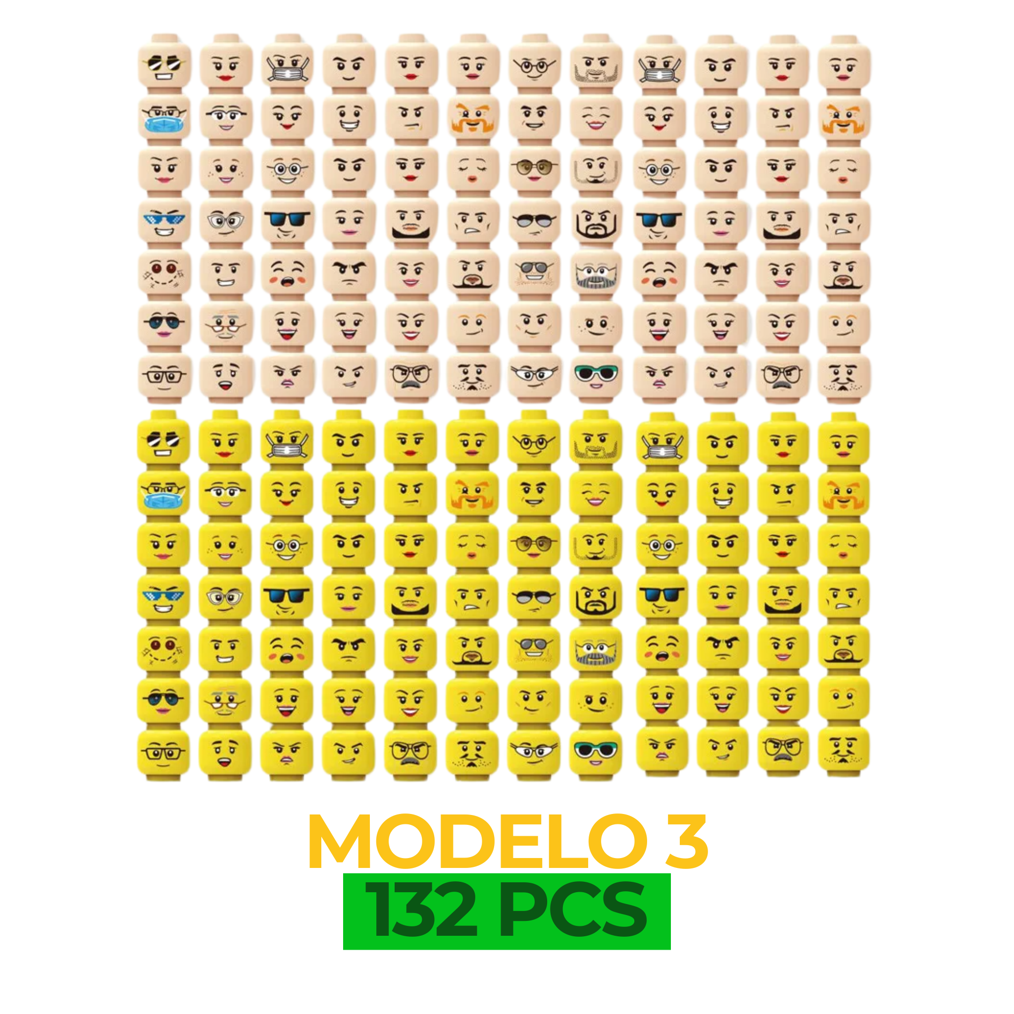 Cabeças para Minifigures - Crie Mundos Cheios de Histórias!