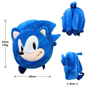 Mochila Infantil de Pelúcia Super Sonic