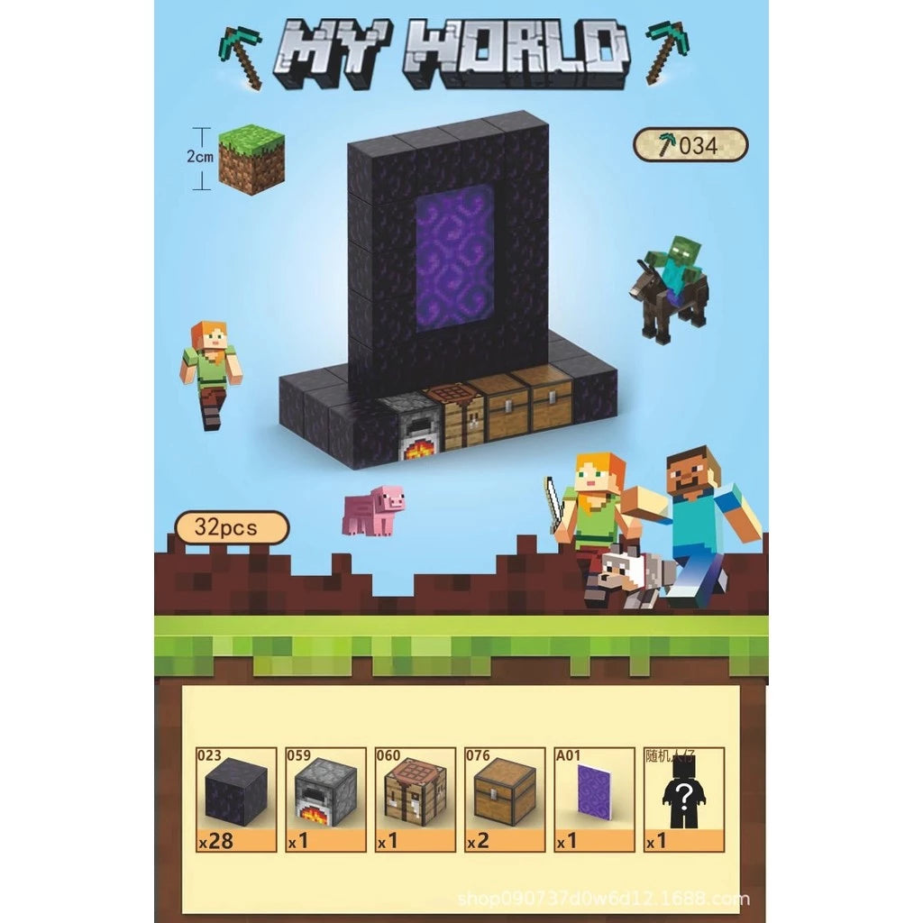 Mega Blocos Magnéticos Minecraft – Monte, Crie e Se Divirta!