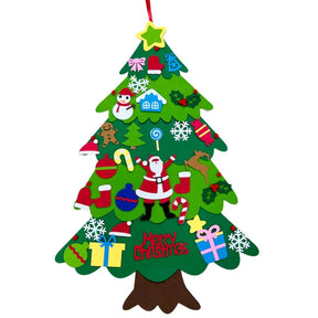 Árvore de Natal Montessori - Com Enfeites + Pisca Pisca de Brinde