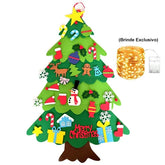 Árvore de Natal Montessori - Com Enfeites + Pisca Pisca de Brinde