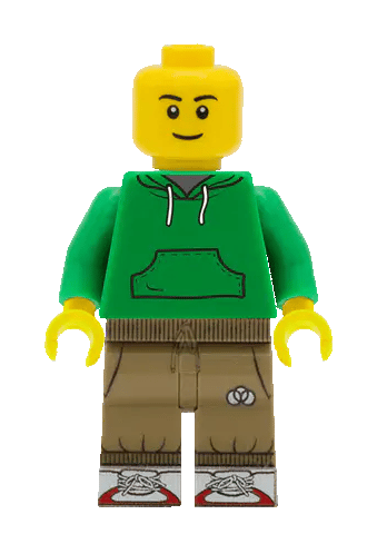 Crie Seu Próprio Minifigure – Peças Personalizáveis 16/40/72/128 Peças