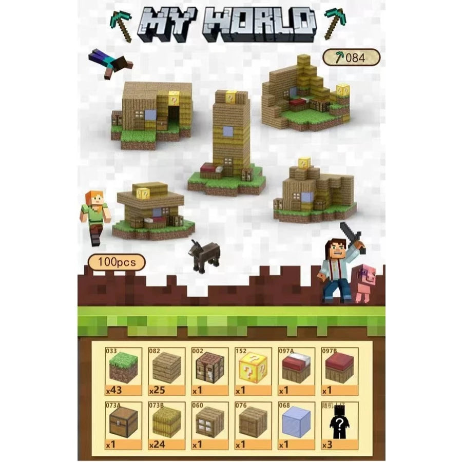 Mega Blocos Magnéticos Minecraft – Monte, Crie e Se Divirta!