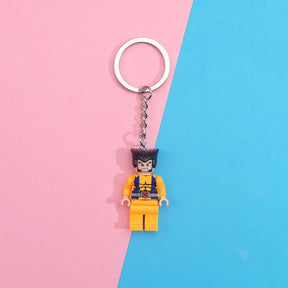 Chaveiros Criativos de Blocos de Construção