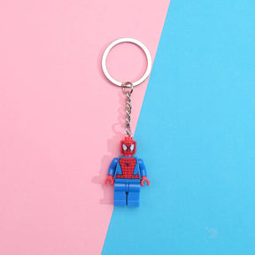Chaveiros Criativos de Blocos de Construção
