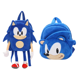 Mochila Infantil de Pelúcia Super Sonic