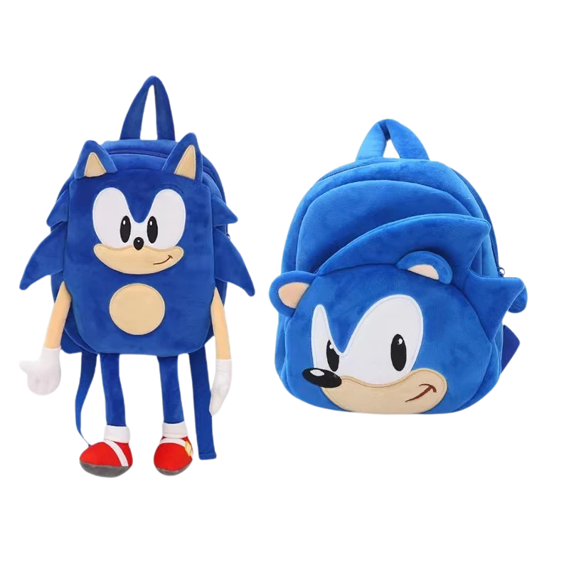 Mochila Infantil de Pelúcia Super Sonic