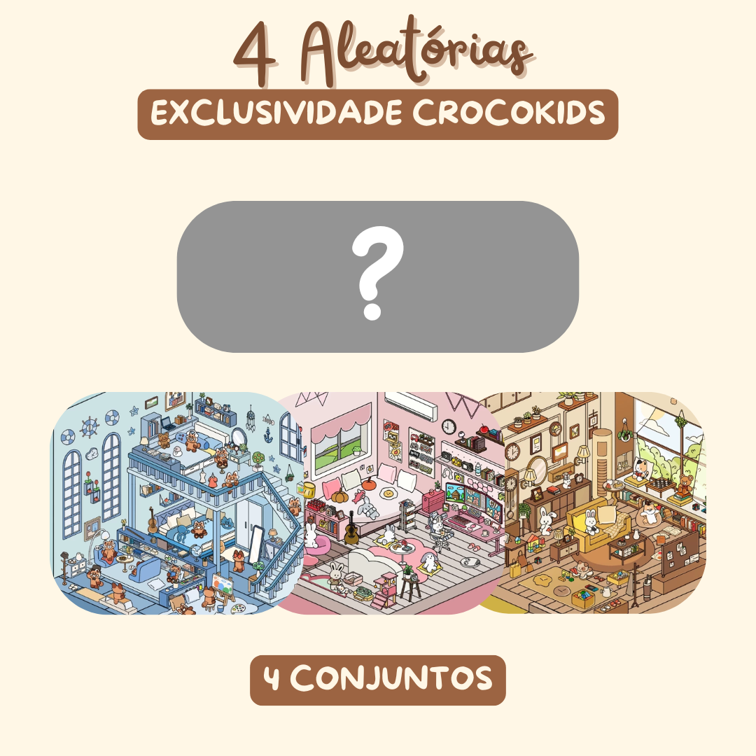 Adesivos Miniatura 3D - Crie Seu Próprio Cenário Interativo!
